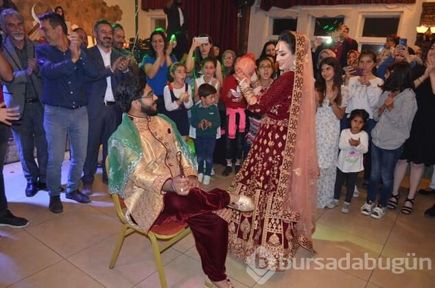 Hindistanlı damat Kayserili aşkı ile evlendi