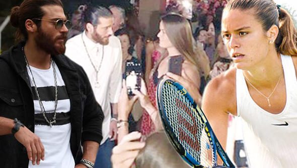 Can Yaman, ünlü tenisçi ile tanıştı