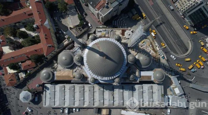 Taksim Camii'nin içi ilk kez görüntülendi!