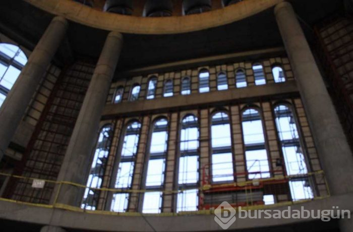 Taksim Camii'nin içi ilk kez görüntülendi!