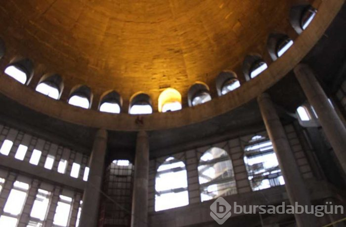 Taksim Camii'nin içi ilk kez görüntülendi!