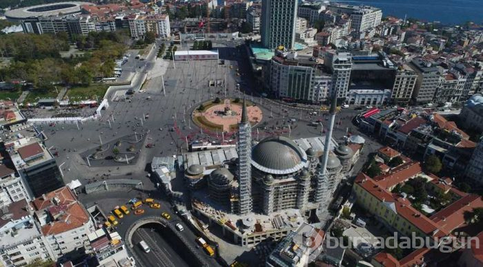 Taksim Camii'nin içi ilk kez görüntülendi!