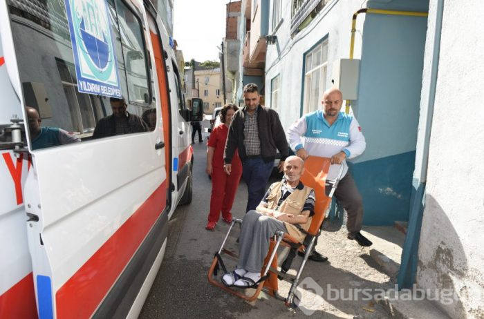 Yıldırım Belediyesi'nden ücretsiz hasta nakli