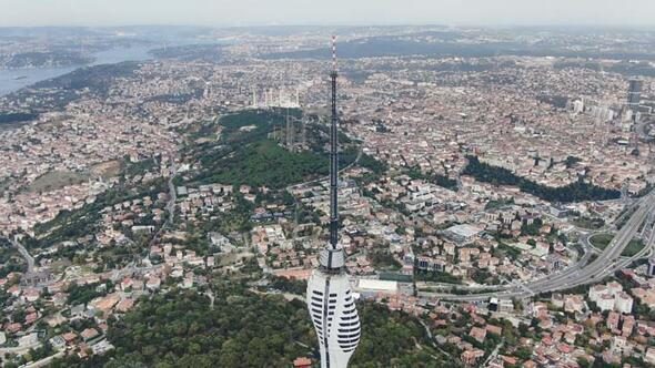 Çamlıca Kulesi'nin yapımı bitmek üzere 