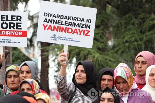 Diyarbakır annelerine 81 ilden destek