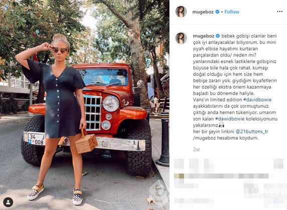 Müge Boz'un hamilelik pozlarına beğeni yağıyor!