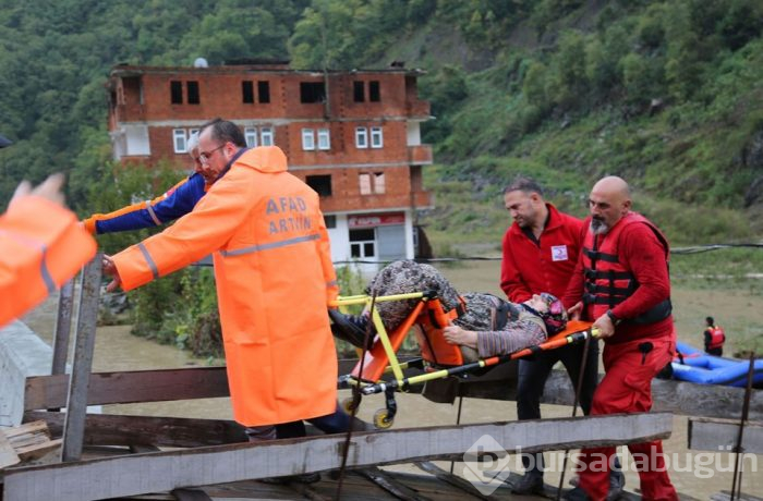 Artvin borçka'da sel!