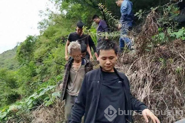 Mağarada saklanan adamı drone yardımıyla buldular
