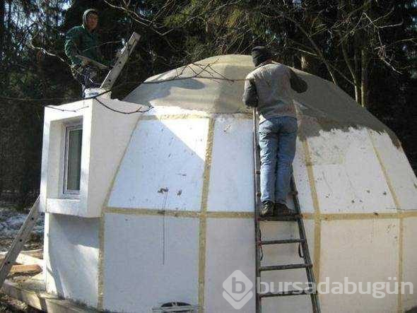 Bu evler 2 saatte yapılıyor!