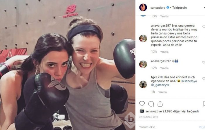 Ünlü kadınların boks tutkusu 