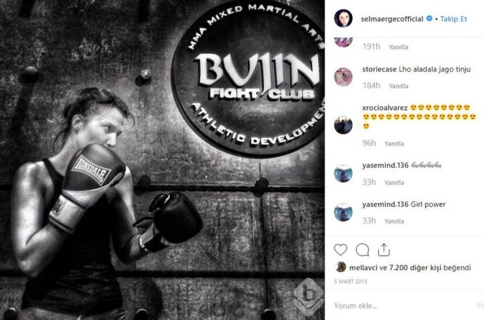 Ünlü kadınların boks tutkusu 