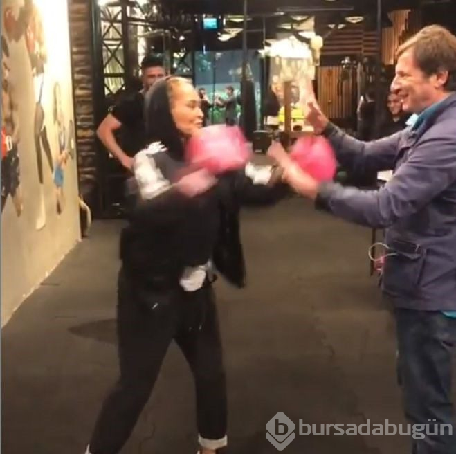 Ünlü kadınların boks tutkusu 
