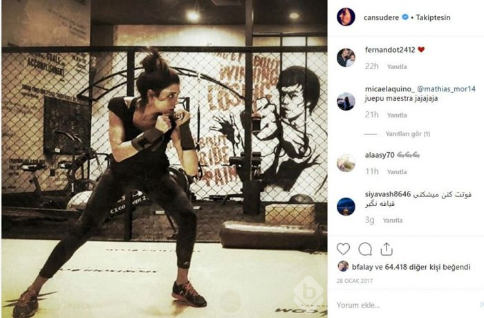 Ünlü kadınların boks tutkusu 