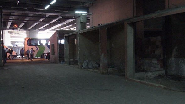 Otogardaki metruk binalar yıkıldı