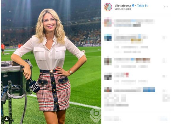 İtalyan spor spikeri Diletta Leotta taciz!