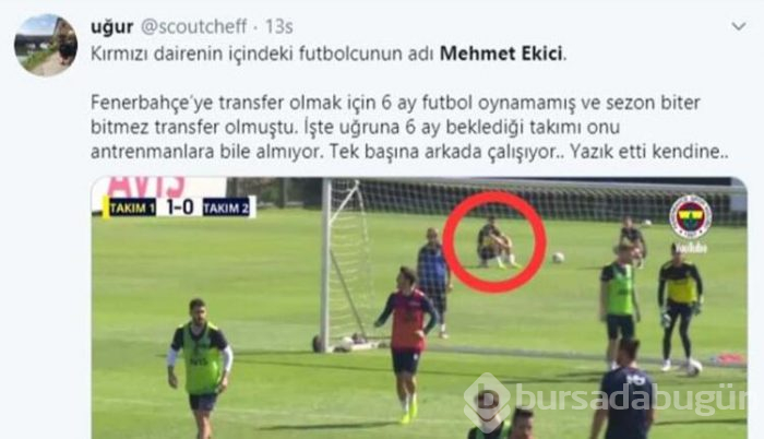 Fenerbahçe idmanındaki görüntü şaşkına çevirdi!
