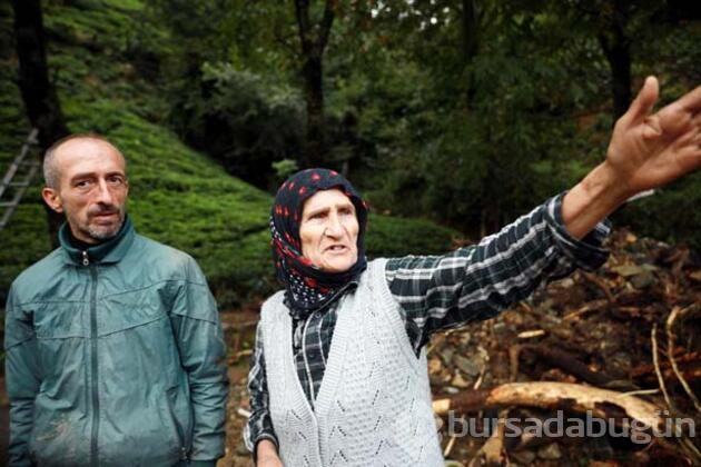 Rize'de sel korkuttu