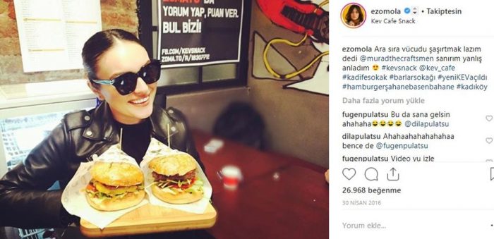 Ünlülerin lezzet paylaşımları 