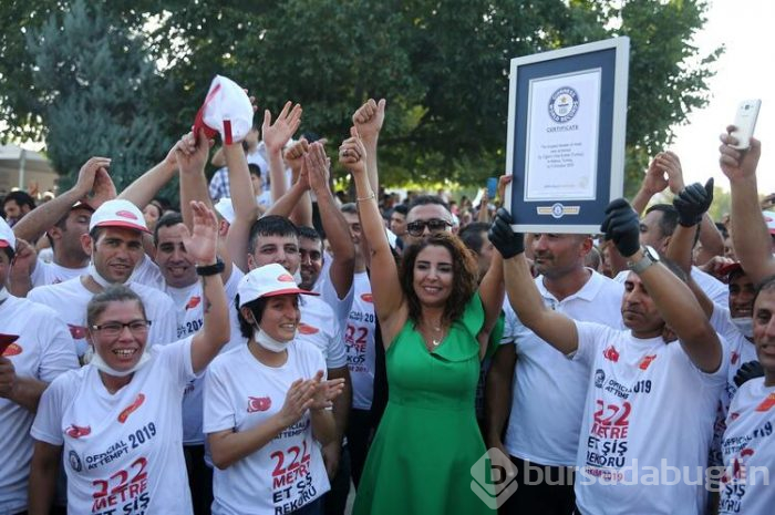 Adana'da dünya rekoru kırıldı!