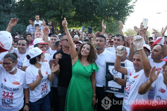 Adana'da dünya rekoru kırıldı!