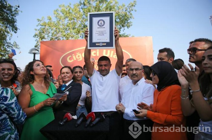 Adana'da dünya rekoru kırıldı!
