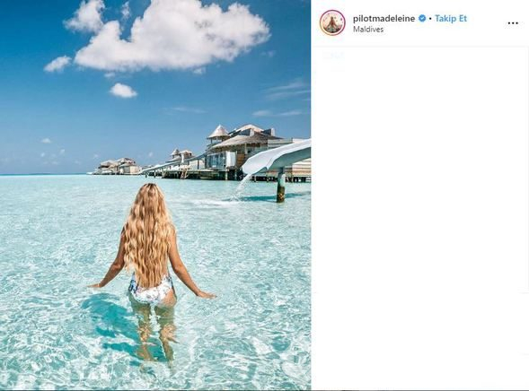 Alman pilotun Instagram fenomenliği!