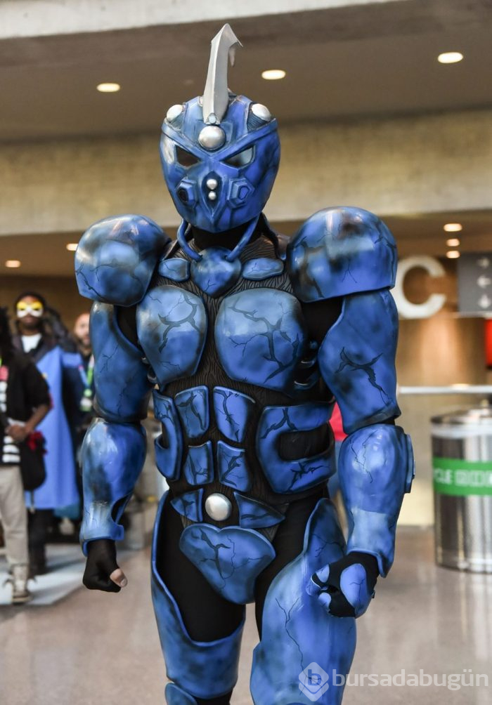 Comic Con'a katılanlar, kostüm ve makyajlarıyla dikkat çekti