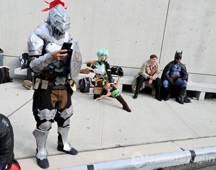 Comic Con'a katılanlar, kostüm ve makyajlarıyla dikkat çekti