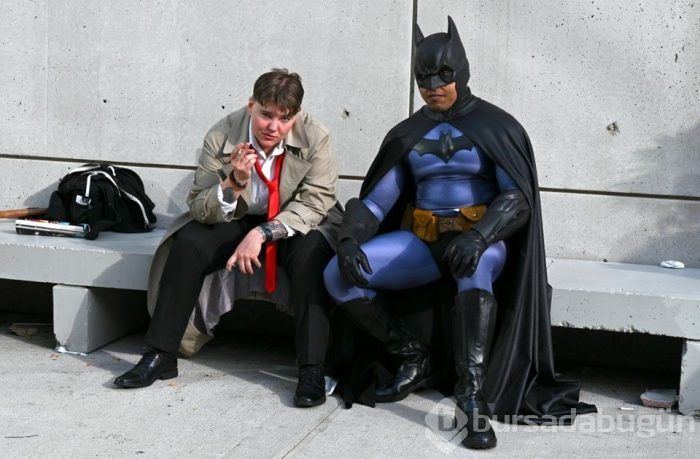 Comic Con'a katılanlar, kostüm ve makyajlarıyla dikkat çekti