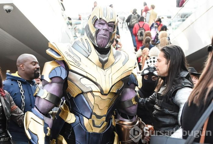 Comic Con'a katılanlar, kostüm ve makyajlarıyla dikkat çekti