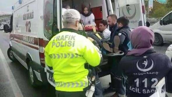 İki metrobüs kafa kafaya çarpıştı!