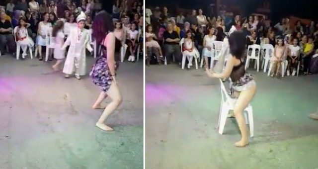 Sünnette eteğini kaldırıp 'popo sallama' dansı olay olmuştu!