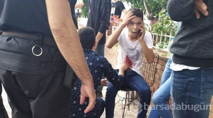 Denizli'de bıçaklanan şahıs görenleri şaşkına çevirdi