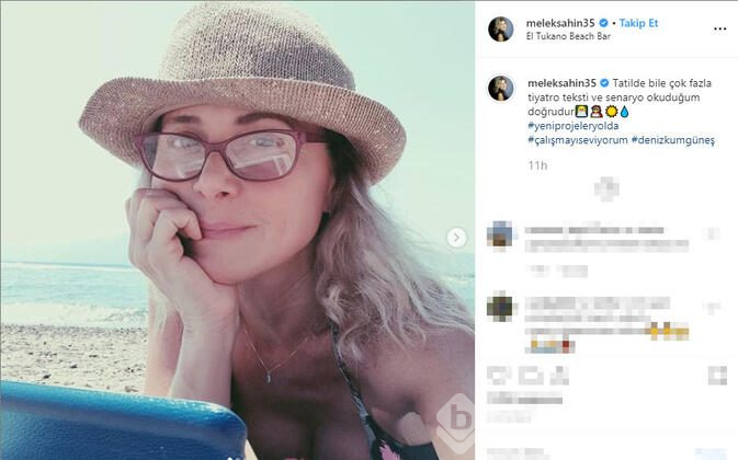 Emine karakterini canlandıran Melek Şahin'e bir de böyle bakın