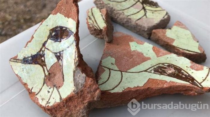 Seramik parçaları bulundu