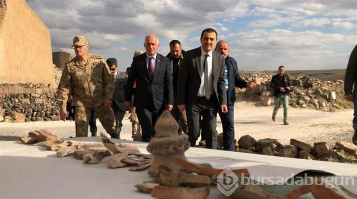 Seramik parçaları bulundu