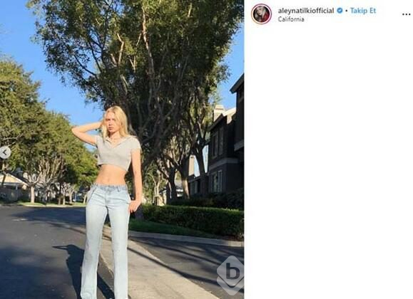 Aleyna Tilki Amerika'dan paylaştı!