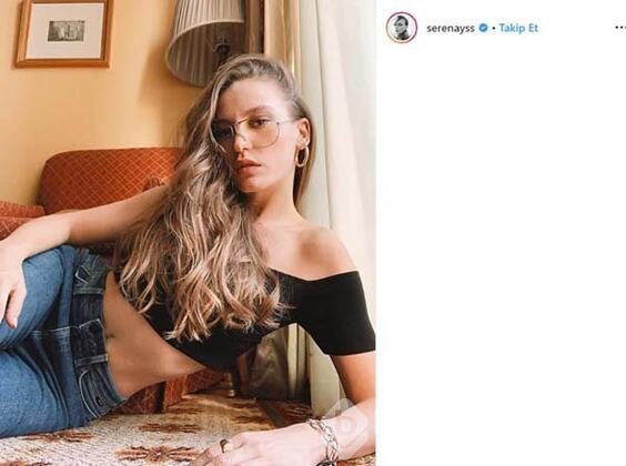  Serenay Sarıkaya, son paylaşımı ile olay oldu!
