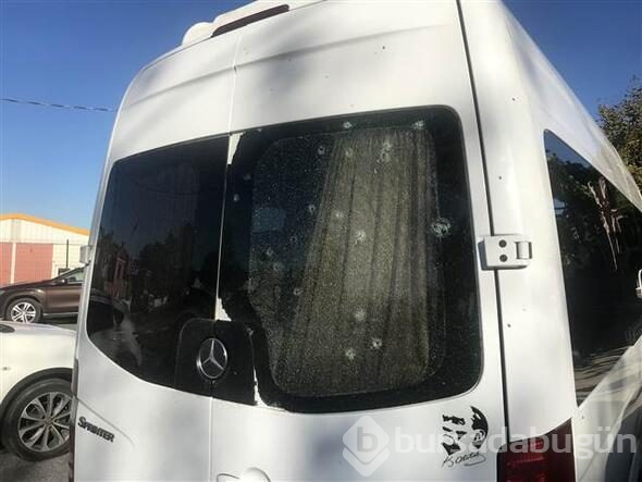 Servise kurşun yağmuru