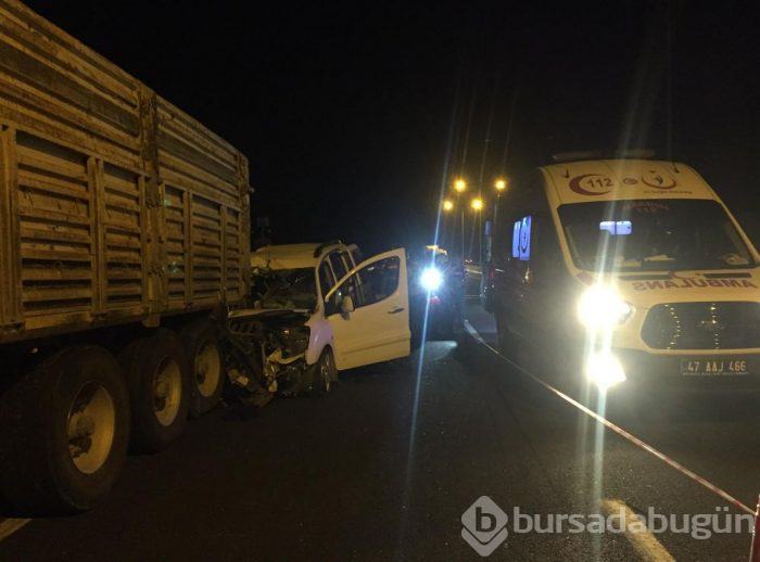 Mardin Artuklu'da trafik kazası 3 ölü 3 yaralı