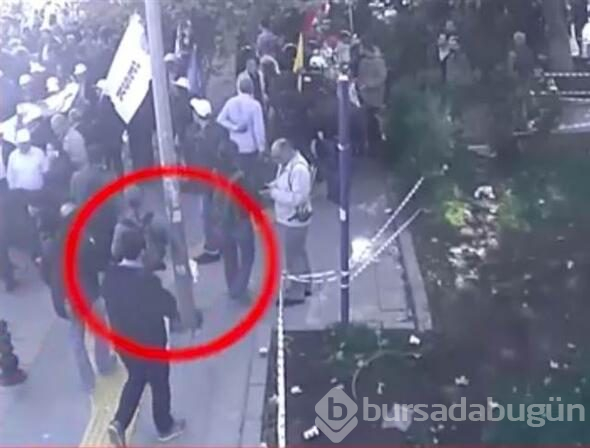 Ankara Garı önündeki terör saldırısının yeni görüntüleri!