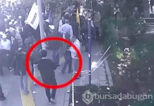 Ankara Garı önündeki terör saldırısının yeni görüntüleri!