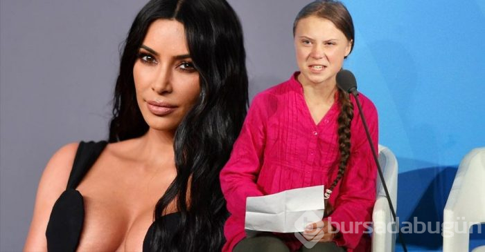 Kim Kardashian'dan Greta Thunberg'e akşam yemeğine davet etti