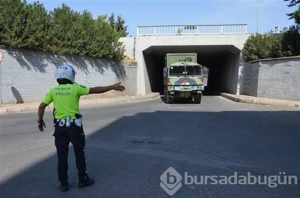 Son dönemlerin en büyük askeri konvoyu