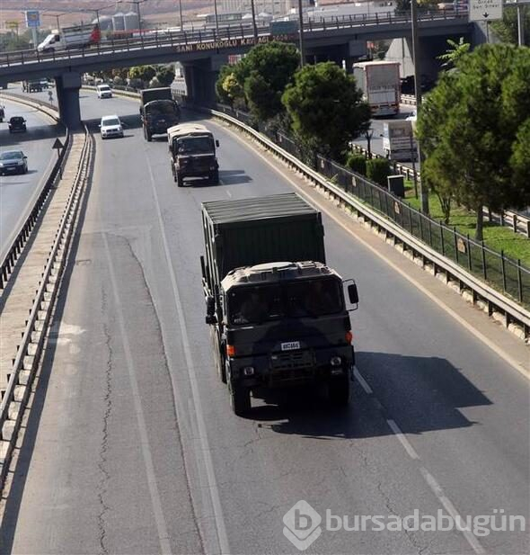 Son dönemlerin en büyük askeri konvoyu