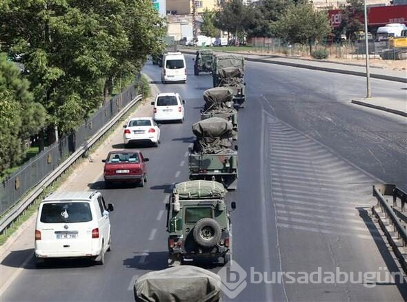 Son dönemlerin en büyük askeri konvoyu