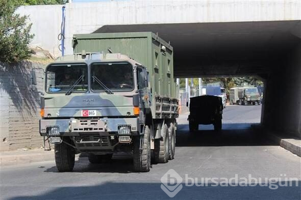 Son dönemlerin en büyük askeri konvoyu