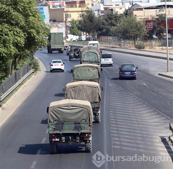 Son dönemlerin en büyük askeri konvoyu