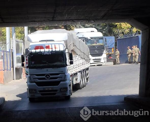 Son dönemlerin en büyük askeri konvoyu