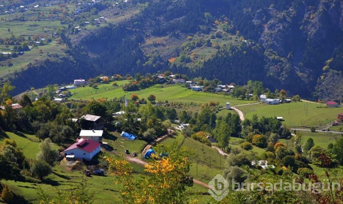 Artvin'in sakin şehri sonbaharda bir başka güzel